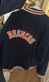 vintage broncos nfl denver jacket Blue Size L Photo 0