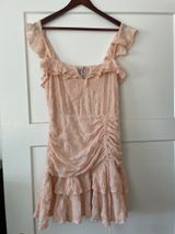 Saylor Peach Julianna Eyelet Tiered Dress Photo 0