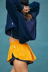 Mustard yellow free people shorts Photo 0