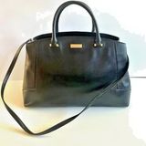 Kate Spade 3 in 1 Large Tote - Crossbody Black Leather Photo 0