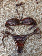 Bandeau Neck Strap Bikini Multiple Photo 0