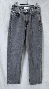 Denim & Other Stories Light Black Wash Straight Leg Jeans US 28 High Rise‎ Denim Photo 0