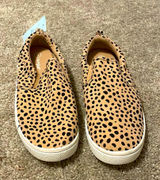Cat and Jack slip on New leopard print slip in skater shoes size 6 Photo 0