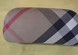 Burberry clamshell Plaid Eyeglass Hard Case in Beige, Pink and Black Photo 0