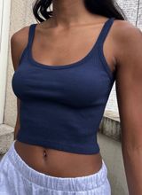 brandy meville beyonca navy blue tank Photo 0