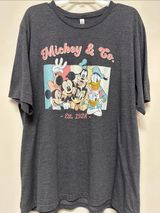 Mickey & Co Gray Disney Graphic Tee Shirt by Bella-Canvas size 3XL Photo 0