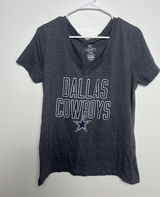 Dallas Cowboys Shirt Wm LG Gray NFL Football Dallas Cowboys Authentic Sports Fan Photo 0