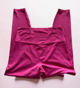 All‎ in Motion Everyday Soft Ultra High Rise 7/8 Leggings Pink Womens Medium Photo 0