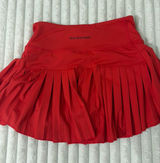 Gold Hinge Red Skirt Photo 0