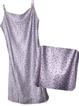 Princess Polly Purple Satin Floral Slip Dress Size 0 XS Small Photo 0