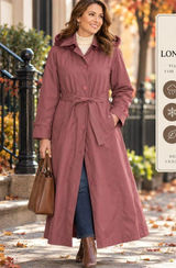 VTG London Fog Trench Coat 10 Dusty Rose Pink Detachable Hood Liner Belt USA Photo 0