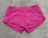 Lululemon Sonic Pink Speed Shorts 2.5" Photo 0