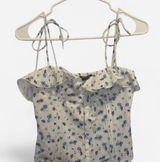 White Fox Boutique Women's White and Multi Crop-top Photo 0