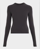 SKIMS (G13) Cotton Jersey Long Sleeve T-Shirt S IRON NWT Photo 0