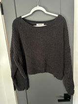 Black Knit Sweater Photo 0