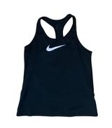 Dri-Fit Black Racerback Running Vented Tank Top White Center Swoosh Logo π₯ Photo 0