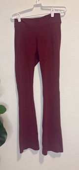 lululemon athletica maroon Flare yoga pants Photo 0
