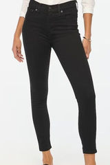 J. Crew‎ Factory Black Denim Size 30 Tall Mid Rise Skinny Ankle NWT Casual Photo 0