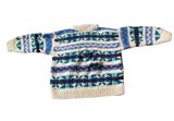 Vintage 90s Distressed Chunky Knit Sweater 🔥 Blue Photo 0