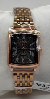 Invicta Wristwatch 69149 Roman Numeral Rose Gold‎ Black Dial OS Rose Gold Photo 0