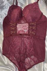 Teddy! Bcbgeneration L dry rose color lingerie Photo 0