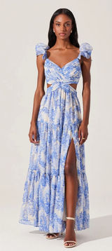 ASTR The Label Floral Dress Maxi Photo 0