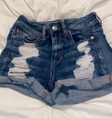 Outfitters Ripped Jean Shorts Photo 0
