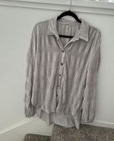 Velvet Button Down Shirt Photo 0