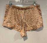 Leopard Print Satin like Lounge Shorts - Beige & Tan by Victoria’s Secret Photo 0