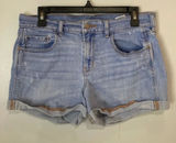 Old Navy Women’s Size 6 Boyfriend Denim Shorts Light Wash Cuffed #1200 Photo 0