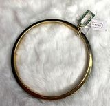 Coach Pave Crystal 96416 gold-tone bangle bracelet crystal hinge Photo 0