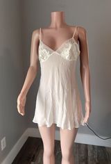VINTAGE VICTORIAS SECRET SILKY SATIN NIGHTGOWN Lingerie MEDIUM NWT NEW #225 Photo 0