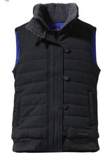 Patagonia Women’s Vagabunda Quilted Fleece Neck Puffer Vest Dark Gray S Photo 0