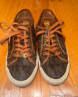 Michael Kors Brown and Tan women’s Fashion Sneakers Photo 0