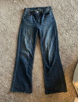 High Rise Wide Leg Jeans Size 4 Photo 0