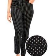 Gap Signature Skinny Ankle Mid Rise Dark Wash Geometric Print Stretch Pants 4 Photo 0