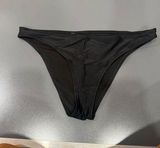 Aerie Black Cheeky Bikini Bottom Photo 0