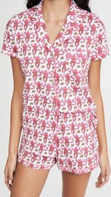 Monkey Polo Pajamas Pink Photo 0