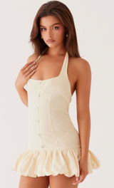Peppermayo Georgina Denim Mini Dress Photo 0