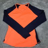 Athleta Running Wild Mix Crew, Cosmic Orange‎ Dress Blue, Size Small Photo 0