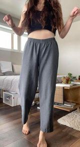 Vintage  Gray Cropped Dress Pants Photo 0