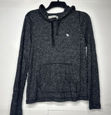 Abercrombie & Fitch Women’s Gray Hoodie Size Small Pullover Long Sleeve Photo 0
