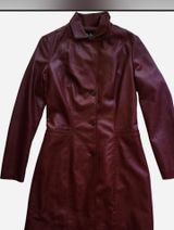 Women's Buffy the Vampire Burgundy Small Burgundy Coat Photo 0