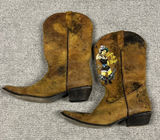 Durango Crush Cowboy Boots Women 8.5 Ante Up Boys Pin Up Leather Western Cowgirl Photo 0