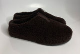Bombas Gripper Slippers Women Size 7 Brown Excellent Sherpa Fleece House Shoes Photo 0