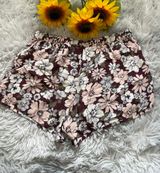 High Waisted Floral Shorts Photo 0
