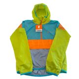 NEW Cotopaxi Teca Windbreaker Women XS Blue Green Packable Anorak 1/2 Zip Hooded Photo 0