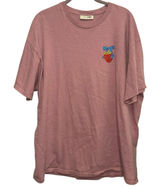 Simply Southern American Girly Strawberry Tee XL Pink‎ Graphic Shirt Cotton Photo 0