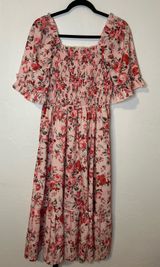 Pink floral dress Photo 0