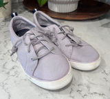 Sperry Crest Vibe Lavender Purple Canvas Slip On Sneakers STS87255 Womens 8 Photo 0
